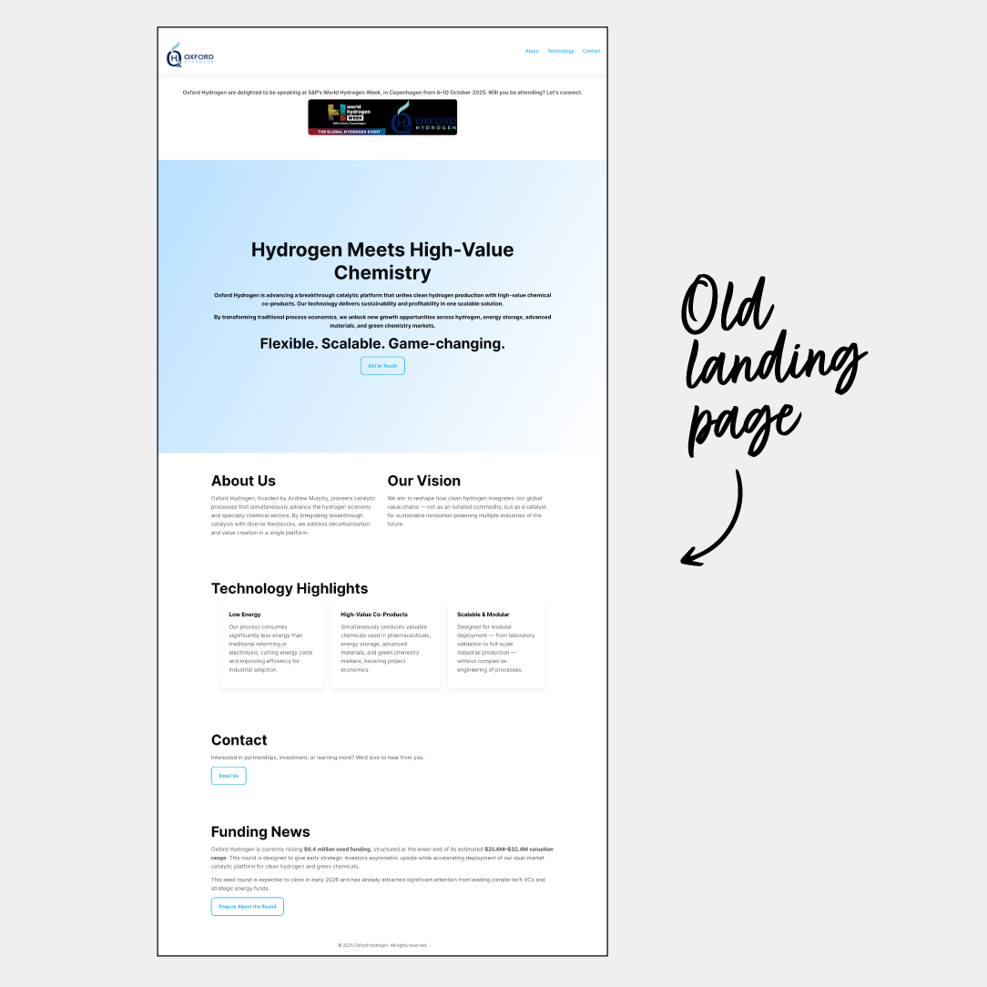 old oxford hydrogen website